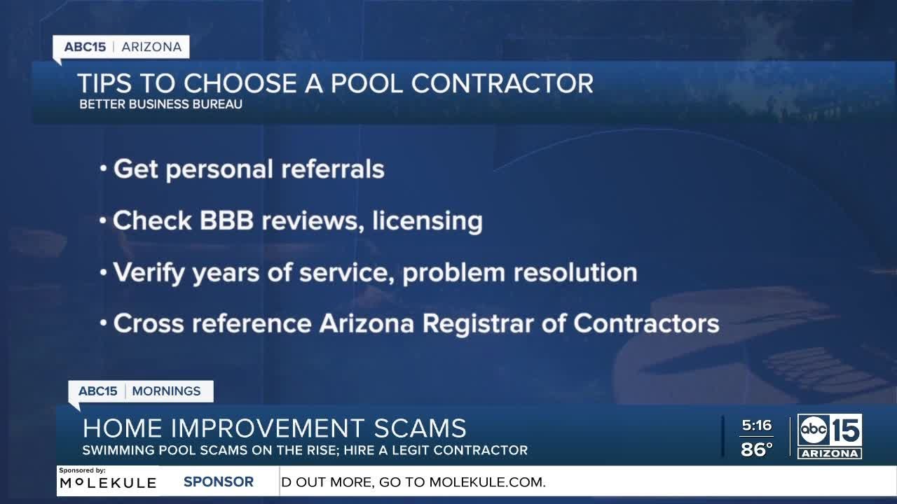 Swimming Pool Scams Are On the Rise | ABC15 Arizona