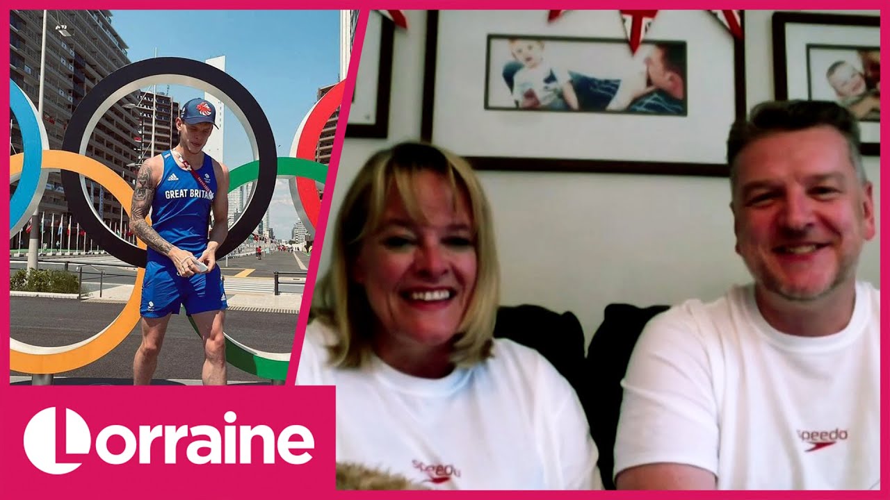 Team GB Olympic Gold Medal Winner Matt Richards’ Parents React To His Incredible Swim | Lorraine