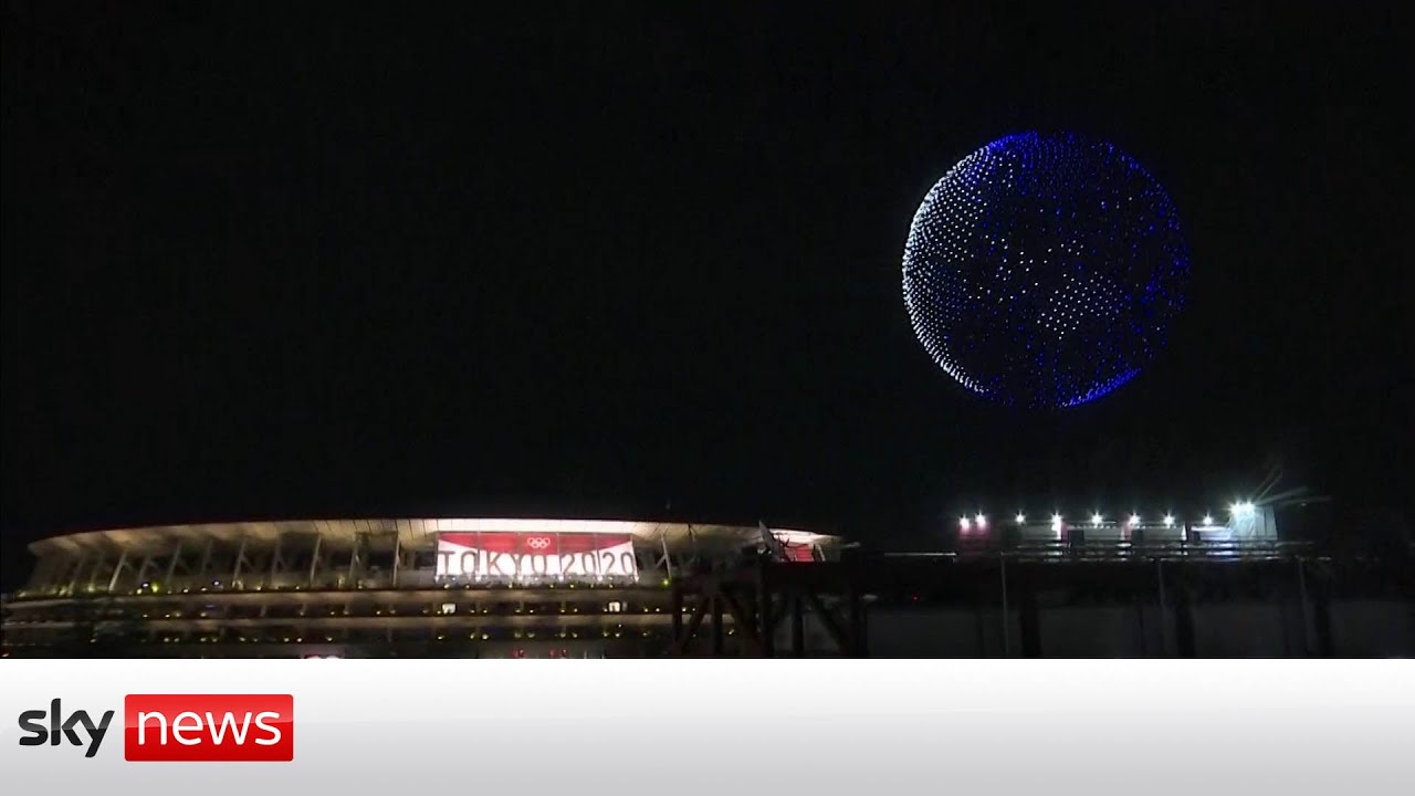 Tokyo Olympics Opens to a Virtual Audience | Sky News