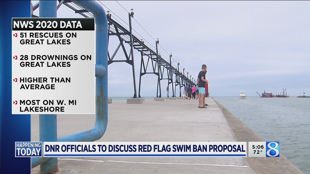 DNR Could Ban Swimming in Lakes During Dangerous Conditions | WOOD TV 8