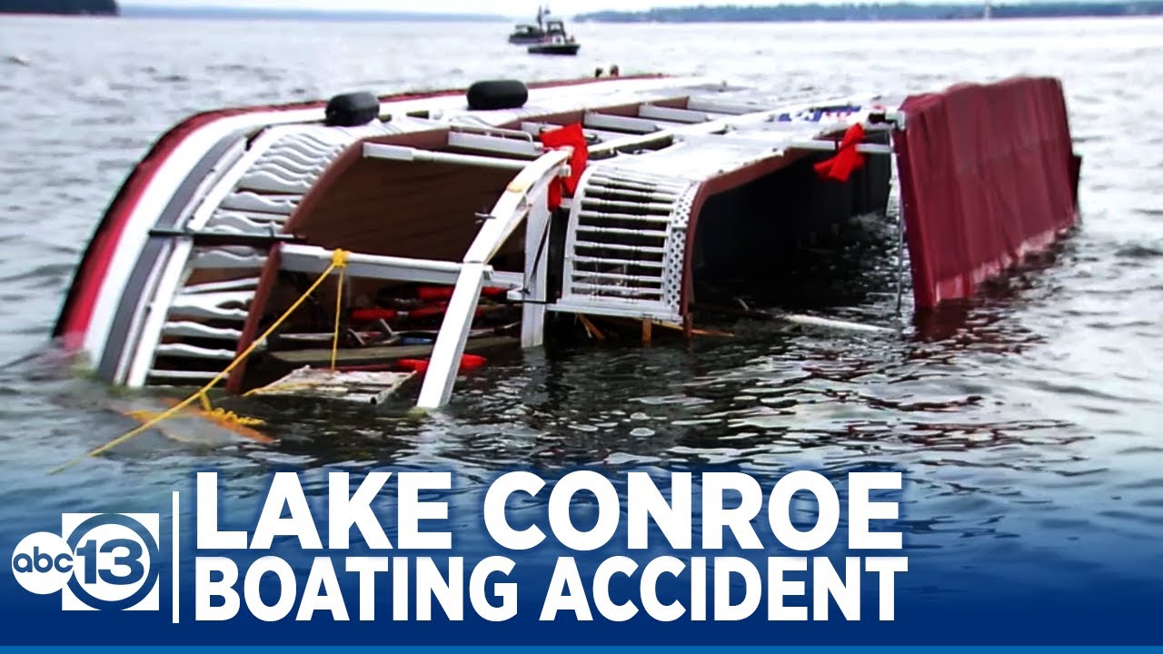 Double Decker Party Boat Capsized Saturday Night With 53 Passengers & Crew on Lake Conroe | ABC13 Houston