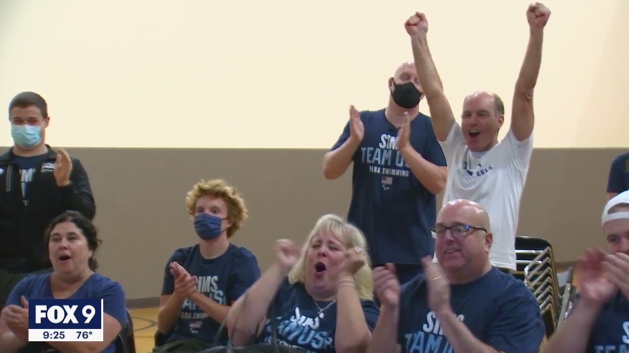 Family, Friends Host Watch Party for Swimmer Natalie Sims During Paralympic Games | FOX 9 KMSP