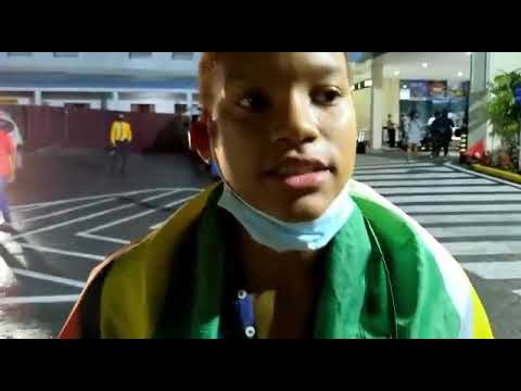 Guyanese Swimmer Aleka Persaud Returns Home to Guyana From the Olympic Games in Tokyo | Visit Guyana