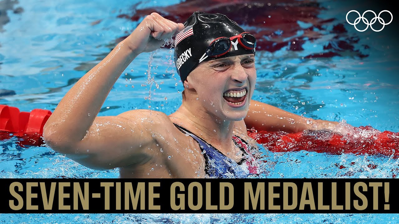 Katie Ledecky 🏊‍♀️ Always Out to Make History | Olympics