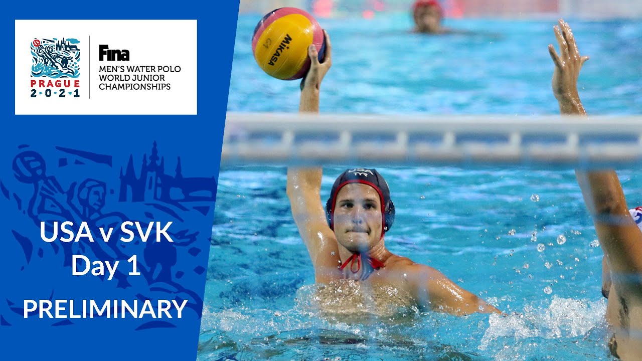 LIVE | USA v SVK – Day 1 – FINA World Men’s Junior Water Polo Championships 2021