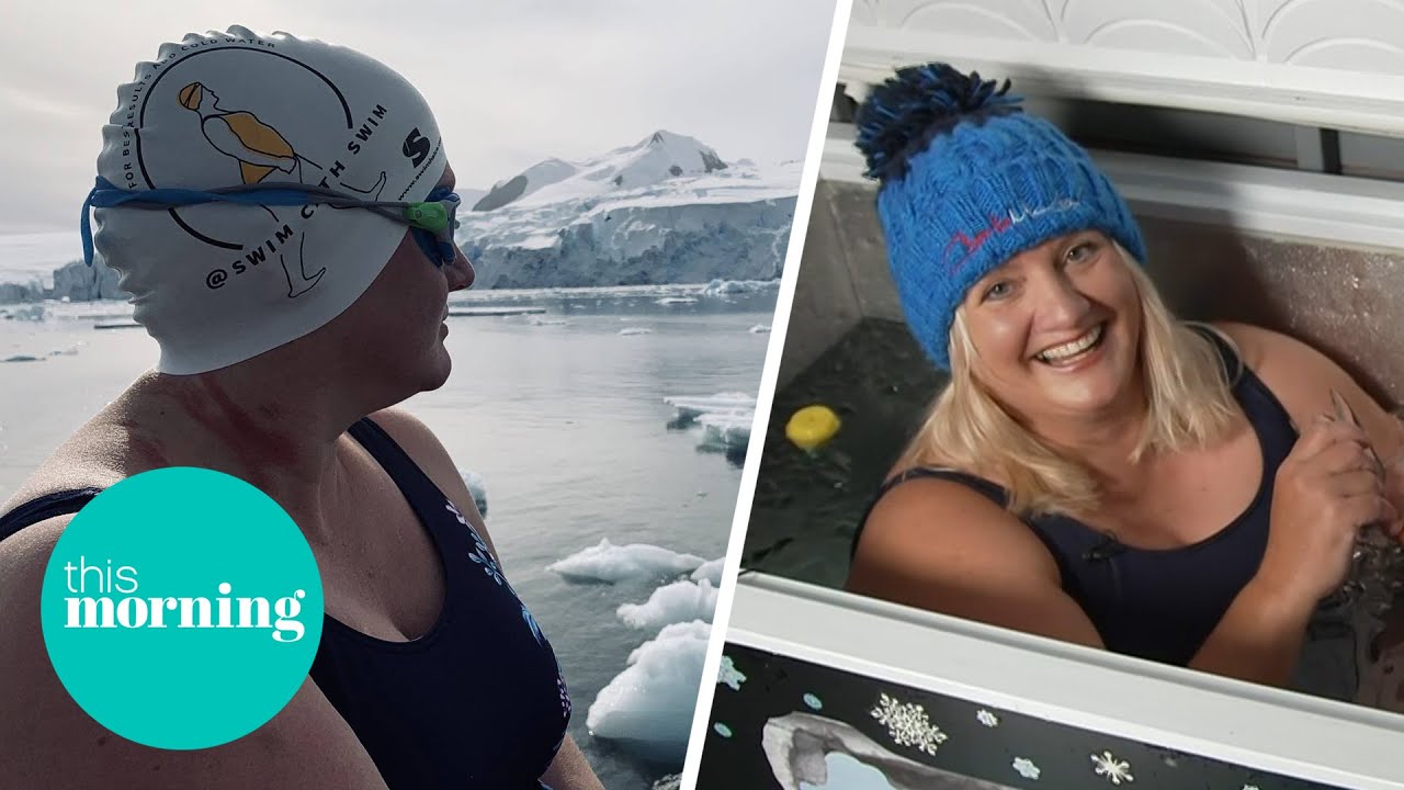 The British Woman Breaking Records With Icy Swims In The Antarctic | This Morning The British Woman Breaking Records With Icy Swims In The Antarctic | This Morning