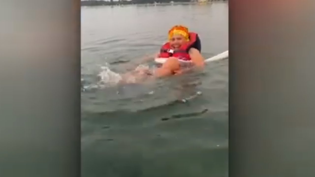 108-Year-Old Woman Marks Birthday by Swimming in Ocean off Parksville | CHEK News