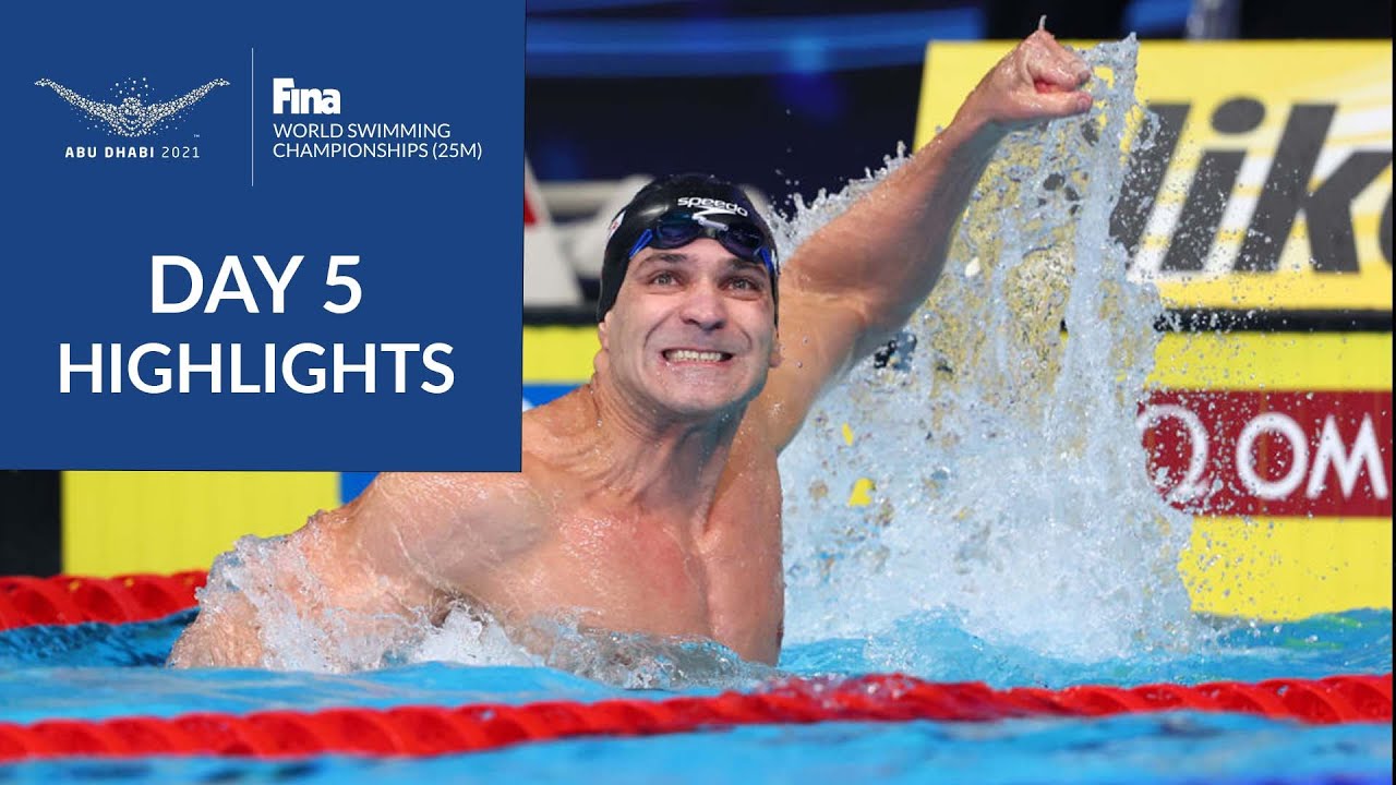 Highlights Day 5 Abu Dhabi 2021 FINA Swimming World Championships (25m) Swimmers Daily