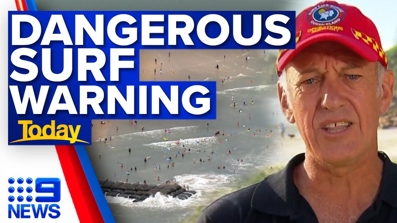 Reckless Swimmers Ignore Beach Closures After Ex-Tropical Cyclone Seth | 9 News Australia