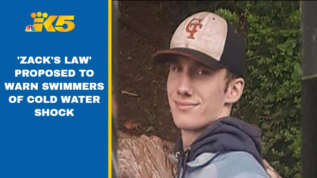 â€˜Zackâ€™s Lawâ€™ Proposed to Warn Swimmers of Cold Water Shock | KING 5