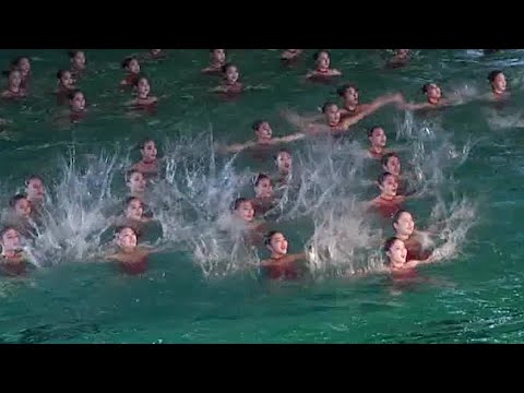 North Korea Marks Key Anniversary With Swimming Showcase | Reuters