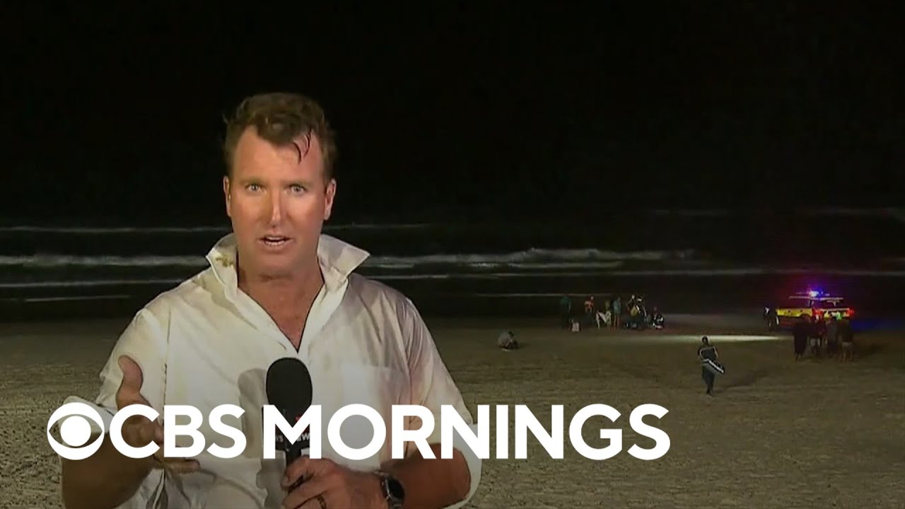 Reporter Saves Boy From Drowning During Broadcast | CBS Morning