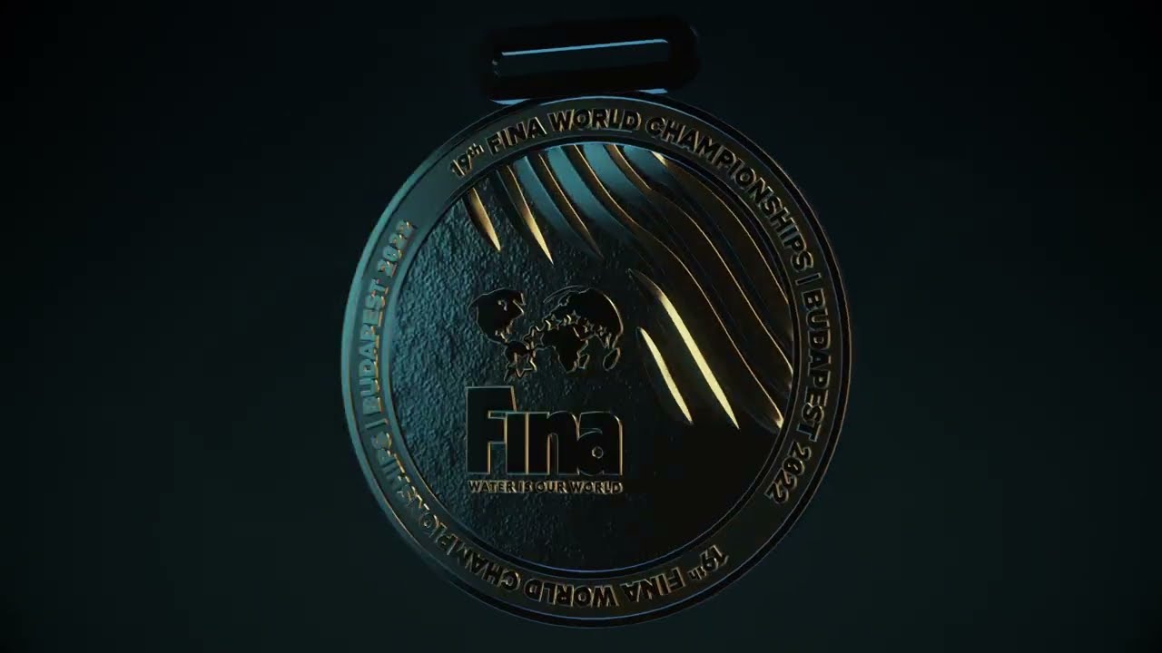 The Official Medal of the 19th FINA World Championships Budapest 2022 Swimmers Daily