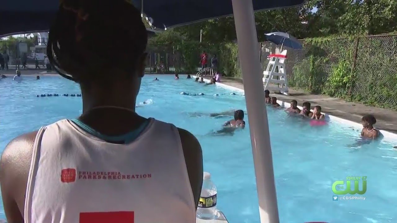 Philadelphia Parks & Rec Teaching Lifeguard of the Future How to Swim | CBS Philly
