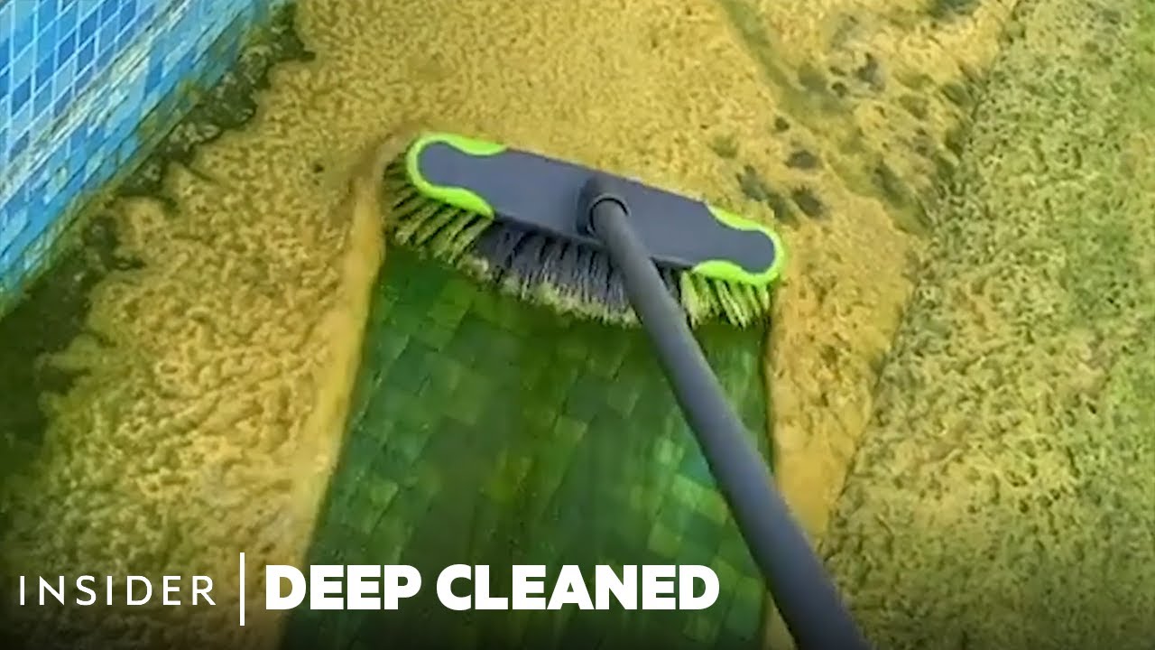 Watch 4 Pools Get Professionally Deep Cleaned | Deep Cleaned | Insider￼