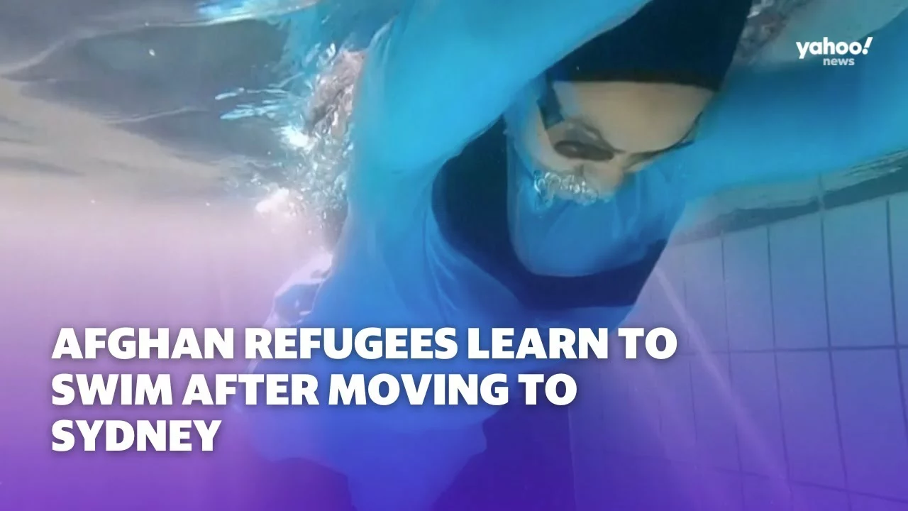 Afghan Refugees Learning to Swim After Moving to Sydney | Yahoo Australia