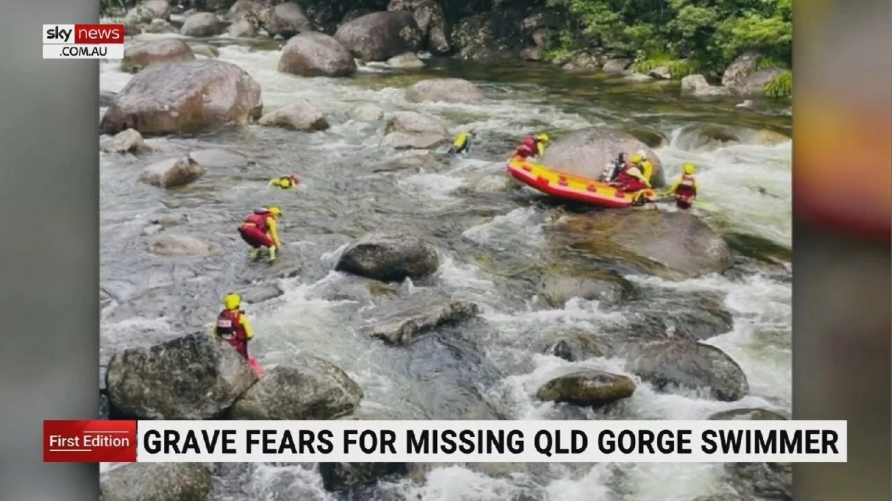 Search for Missing Queensland Gorge Swimmer Now a Recovery Mission | Sky News Australia