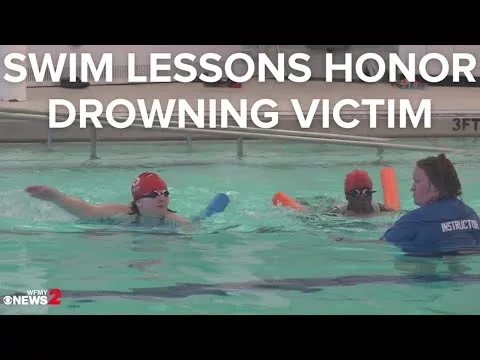 Swim Lessons in Honor of Malik Ramirez | WMFY News 2