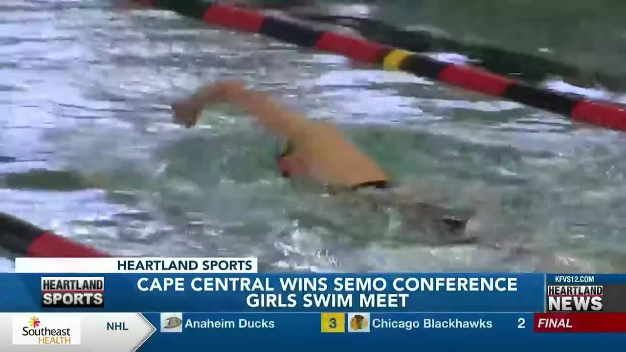 Cape Central Wins SEMO Conference Girls Swim Meet | Heartland Sports | KFVS12