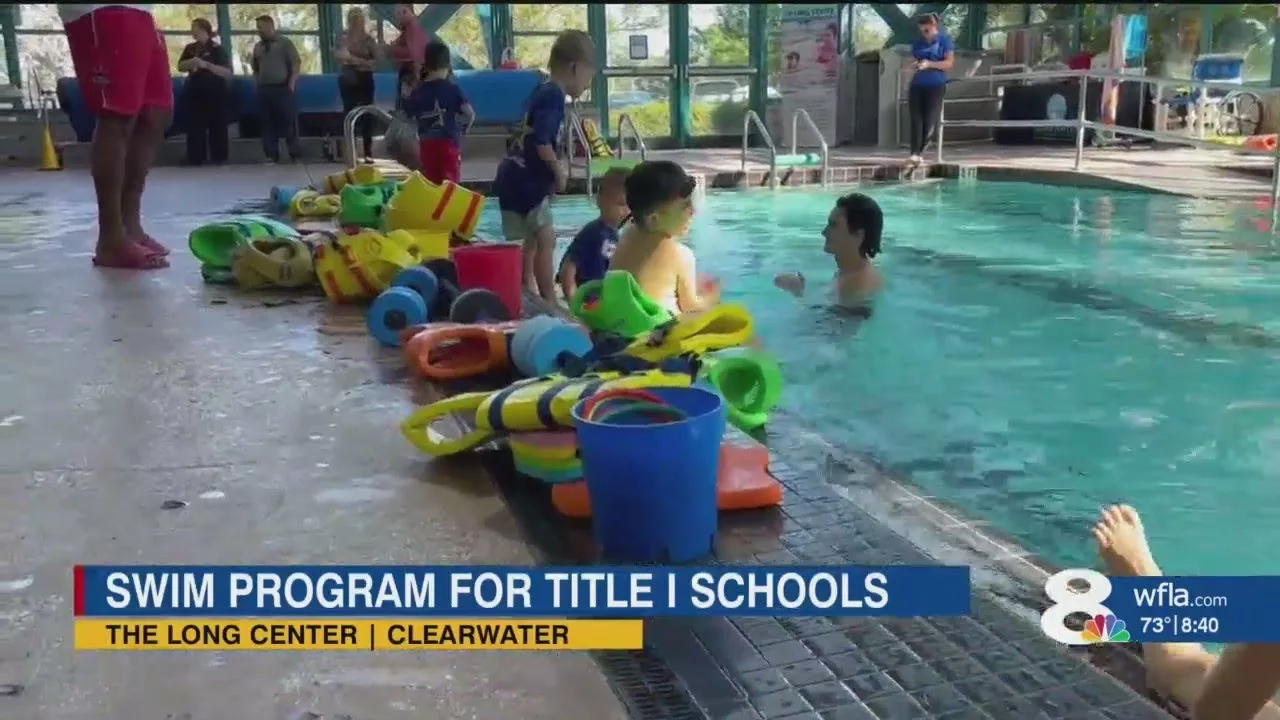Local Program Providing Free Swimming Lessons for Students in Title I Schools | WFLA News Channel 8