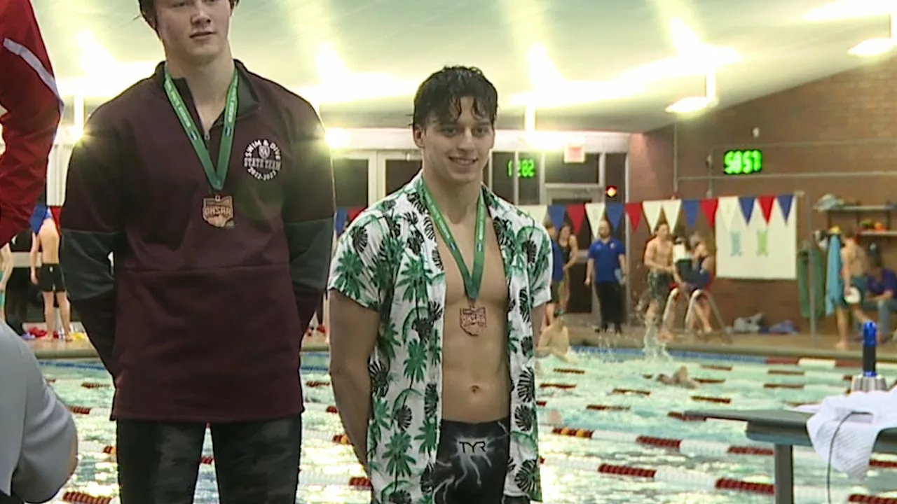 Poland Swimmer Places at State Tournament