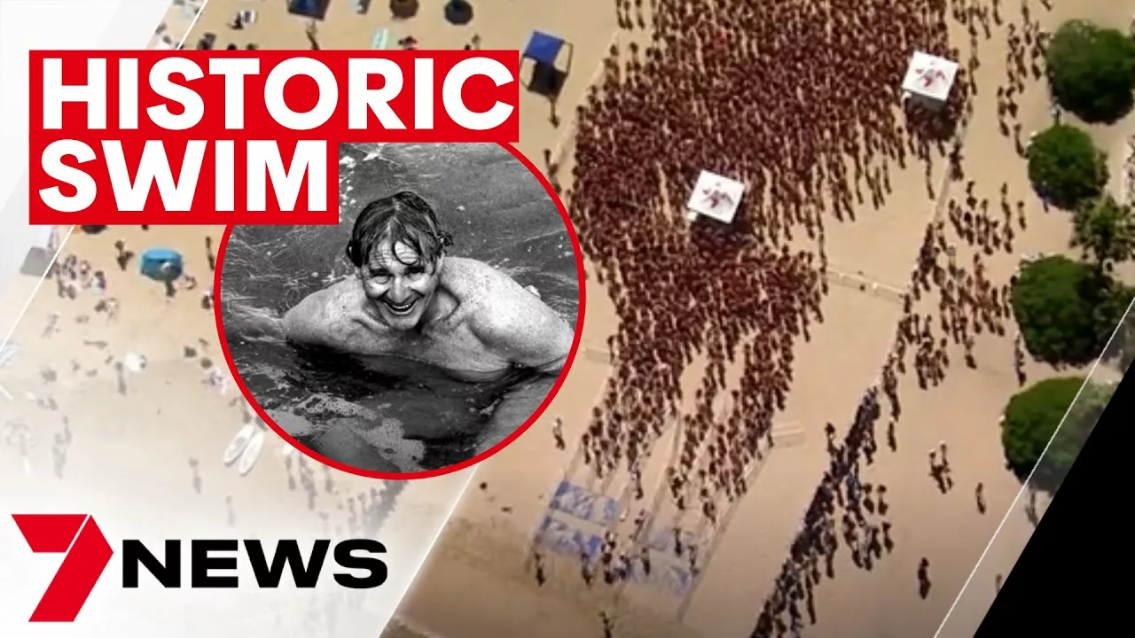 Thousands of Swimmers Have Taken the Plunge for Cole Classic at Shelly Beach | 7NEWS