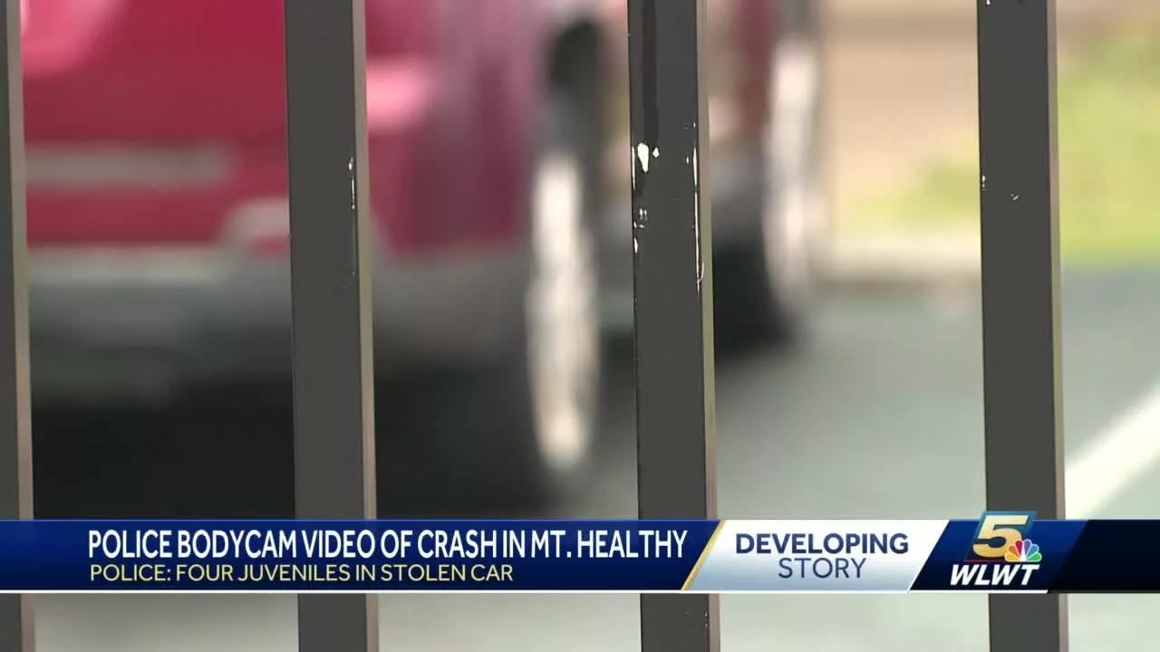 Juveniles Arrested in MT. Healthy After Police Chase, Crash and Pond Swim | WLWT