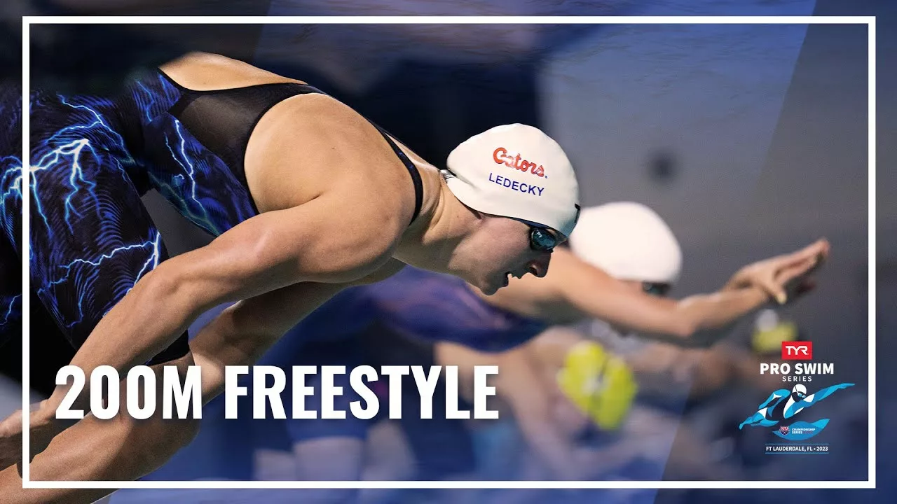 New World Junior Record as McIntosh & Ledecky Face Off in 200M Free | Tyr Pro Series Fort Lauderdale | USA Swimming