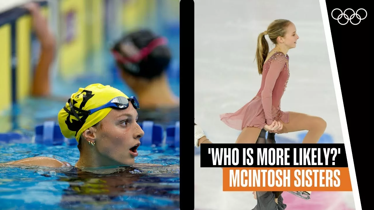 Two Sisters – One Figure Skater, One Swimmer… | Who Is More Likely? | Olympics