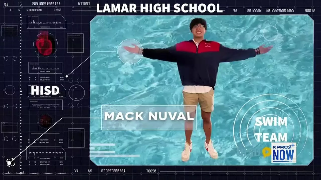 HISD Athlete of the Month Shares Early Introduction to Swim | KPRC 2 Click2Houston