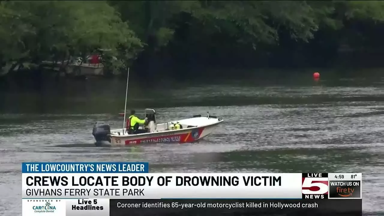 Body of Missing 18-Year-Old Swimmer Recovered From Edisto River | Live 5 News