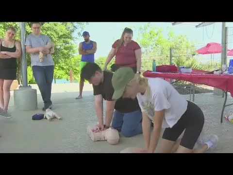 North Austin Swim Instructor Teaches Community About Summer Safety | FOX 7 Austin