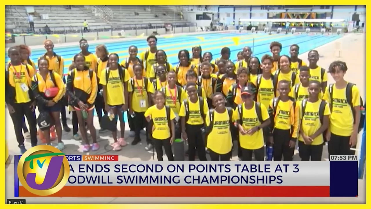Jamaica Ends 2nd on Points Table at 3-Day Goodwill Swimming Championships | Television Jamaica