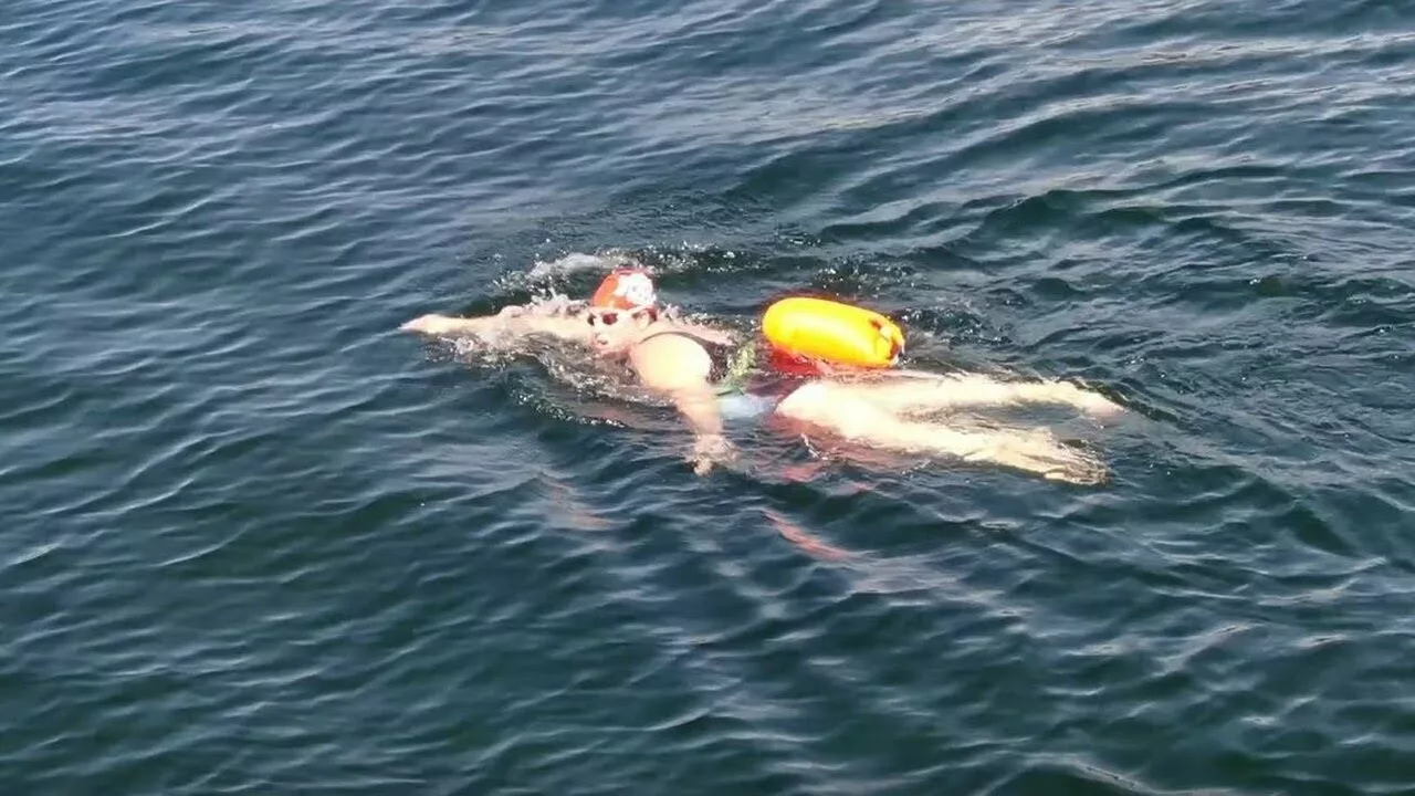 ‘Maine Lakes Mermaid’ Has a Goal to Swim in 1,500 Maine Lakes and Ponds | WABI