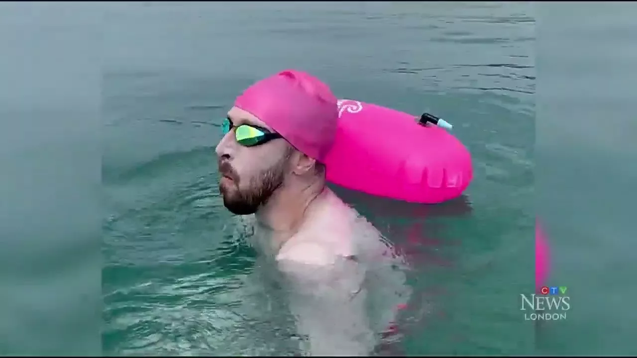 Man Swimming 51km Across Lake Ontario to Raise Money for Mental Health and Alzheimer’s Research | CTV News