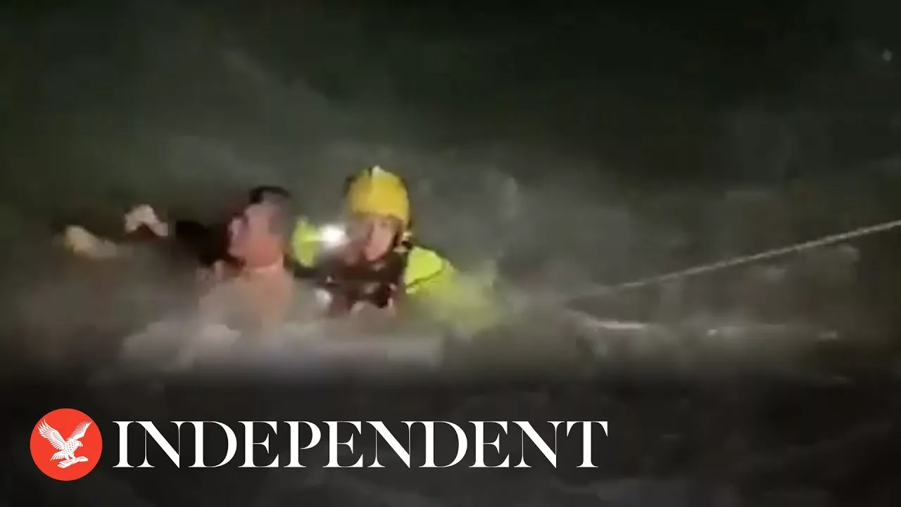Swimmer Rescued From ‘Treacherous’ Waves at Night as RNLI Issue Stark Warning