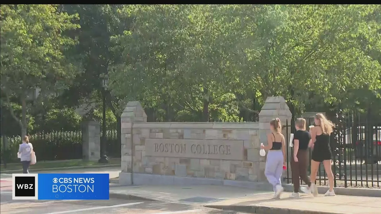 BC Swimming and Diving Team Fires Back at School Following Hazing Allegations | CBS Boston