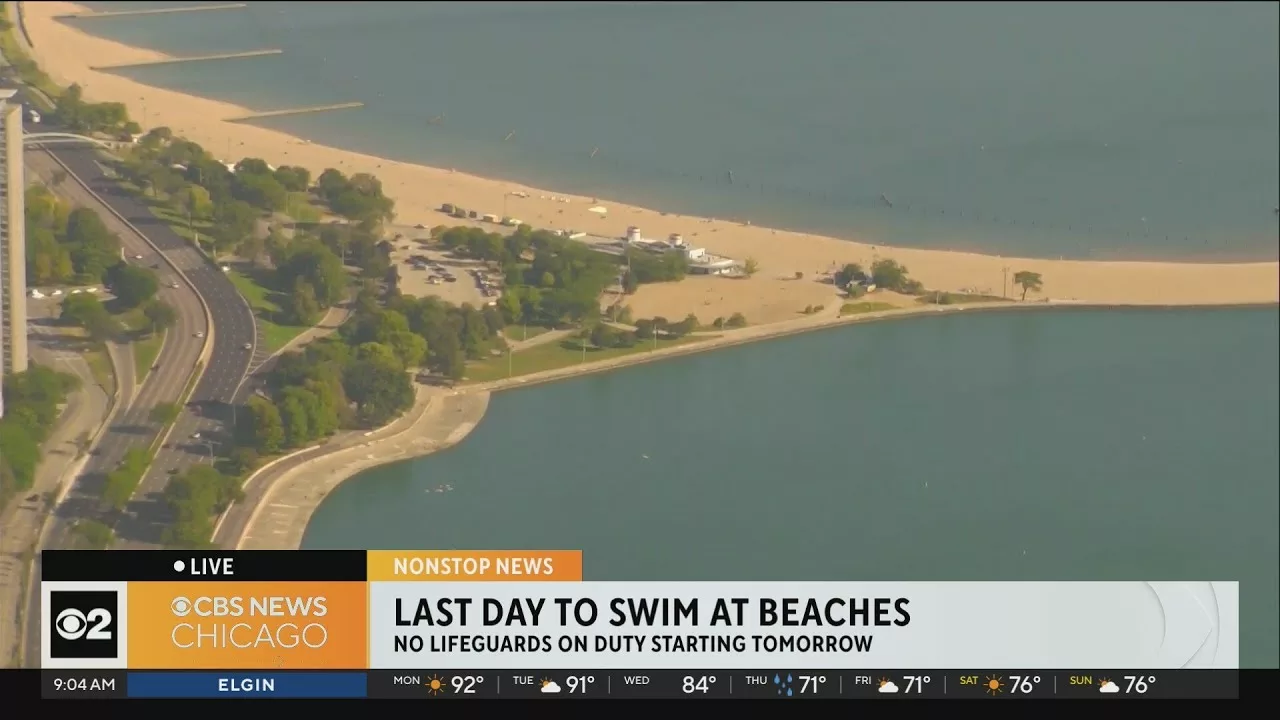 Last Day to Swim at Chicago Beaches, Outdoor Pools for Season | CBS Chicago