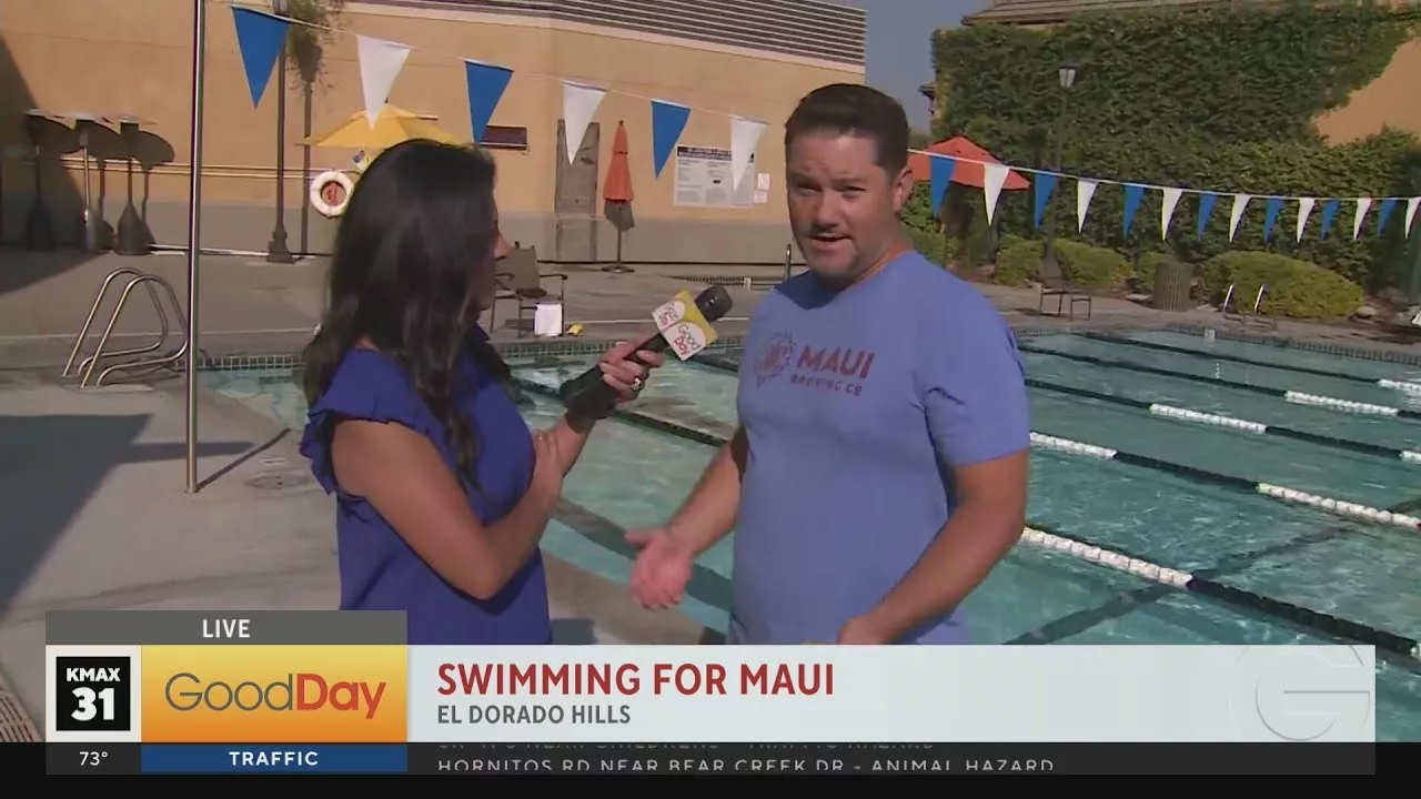 Swimming for Maui | Good Day Sacramento Swimming for Maui | Good Day Sacramento