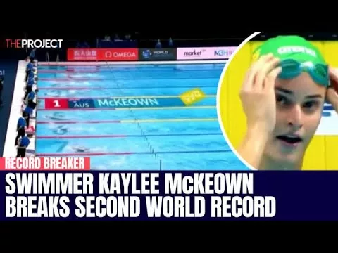 Swimmer Kaylee McKeown Breaks Second World Record | The Project