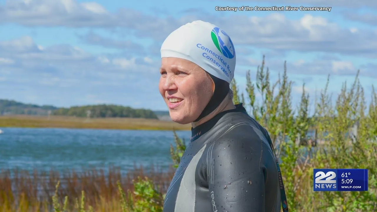 South Hadley Woman Is First Person to Swim the Entire Connecticut River | WWLP-22News