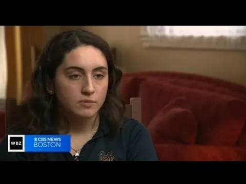 Malden Catholic Swimmer Thea Sanzone Overcomes Tragic Injury to Compete at High Level | CBS Boston