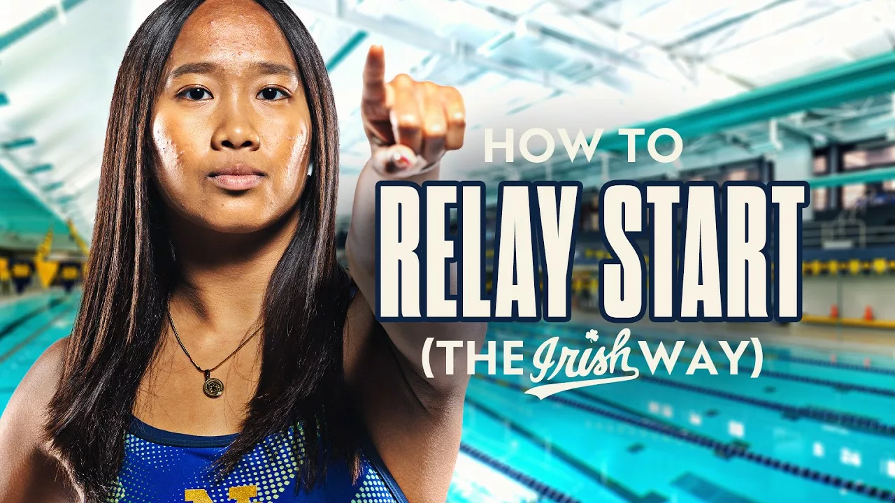 3 Easy Steps to Improve Your Relay Start | the Irish Way | Notre Dame Fighting Irish