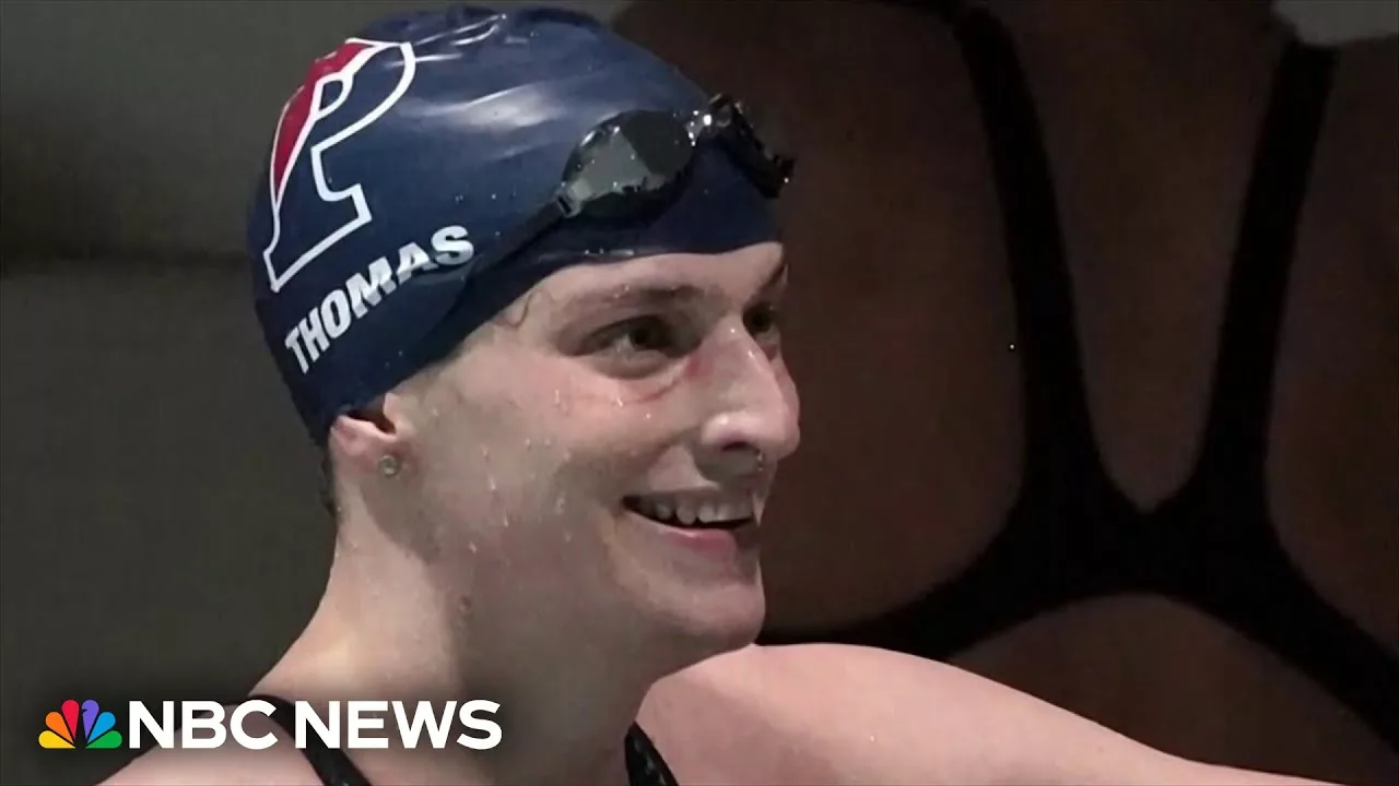 Swimmer Lia Thomas Challenging New Rules That Ban Trans Women From Top Competitions | NBC News