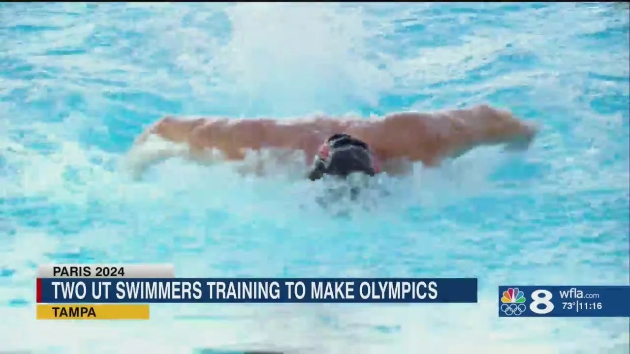 2 University of Tampa Swimmers Prepare for Olympic Team Trials | WFLA News Channel 8