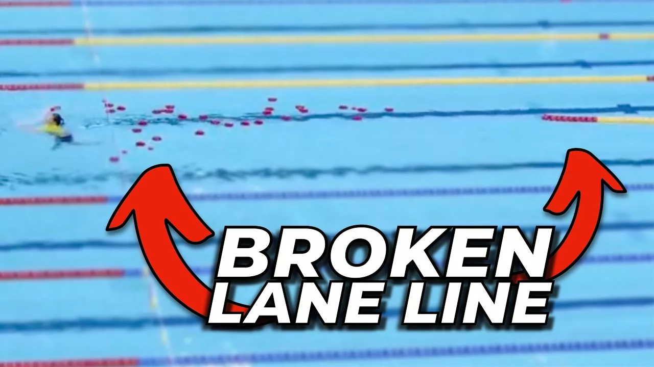 Lane Rope Breaks at Olympic Trials Swim Meet (Chaos) | Kyle Sockwell