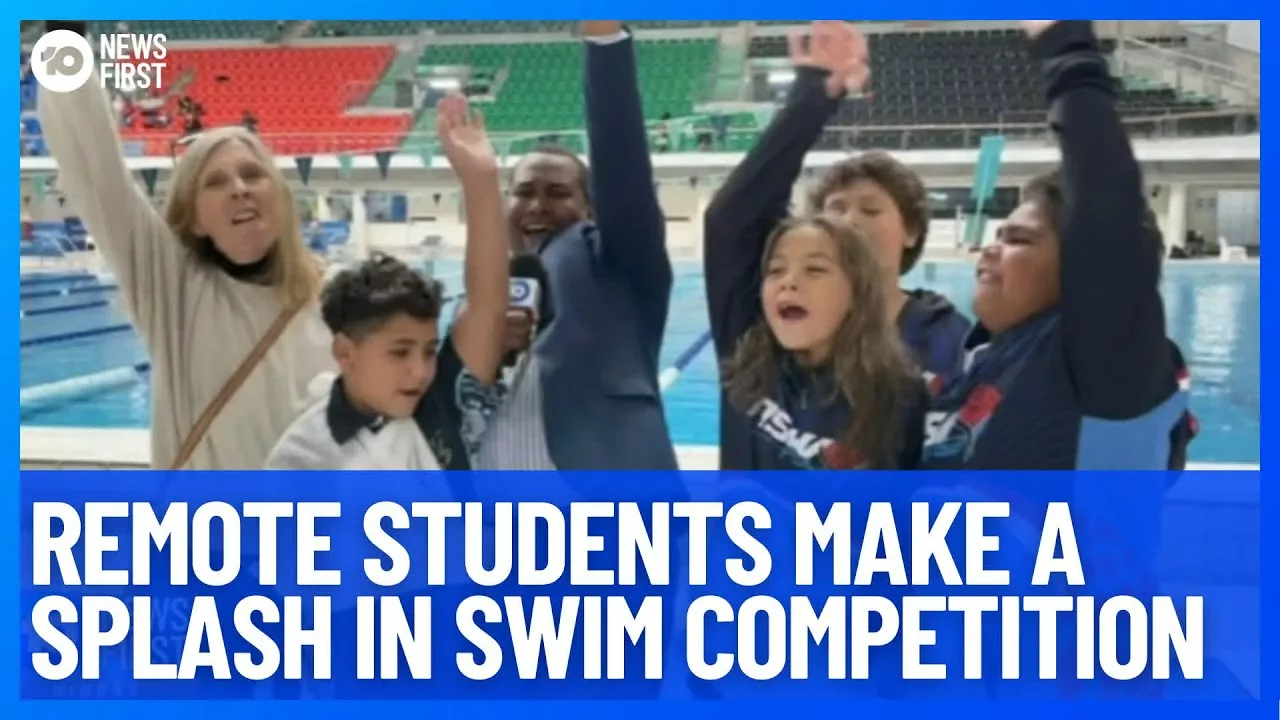 Remote Students Make A Splash In Swim Competition | 10 News First