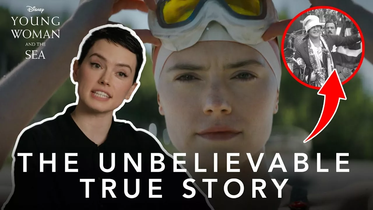 Daisy Ridley Stars as Record-Breaking Swimmer in ‘Young Woman and the Sea’