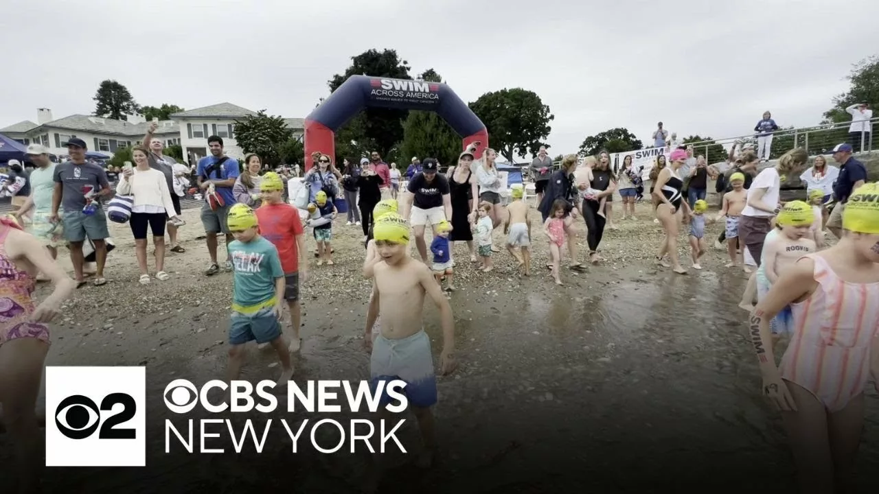 Swim Across America Event In Connecticut Raises Nearly 0k For Cancer Research | CBS New York