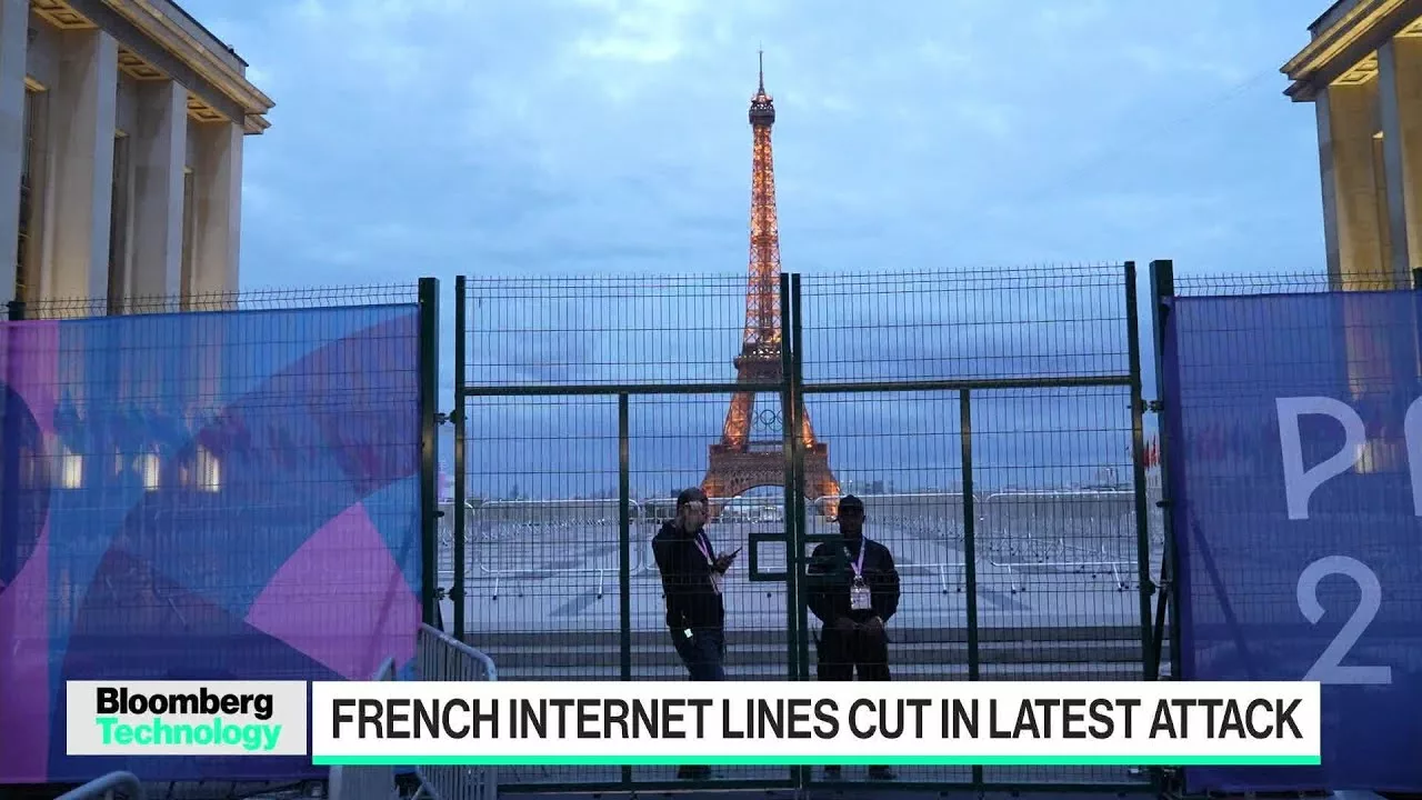 French Fiber Optic Cables Cut in Latest Olympic Attack | Bloomberg Television